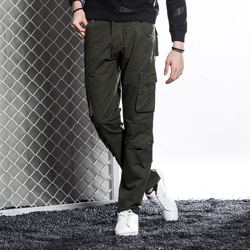 Высокое качество модные мужские повседневные брюки 2017 новые джоггеры Осень