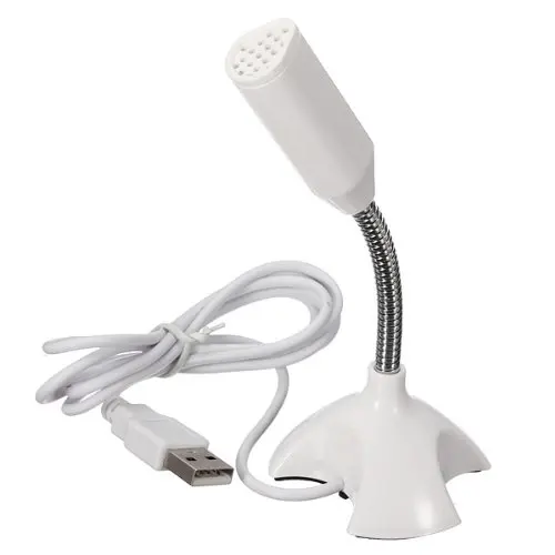 USB Noise Canceling Mic For Mac PC Computer Laptop Stand White | Электроника