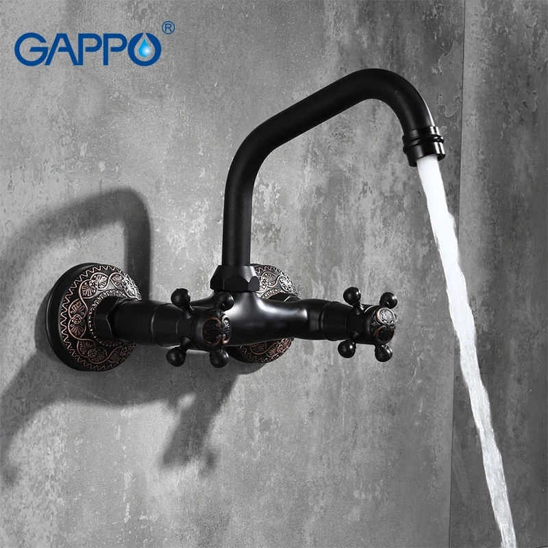 Смеситель для ванной комнаты GAPPO дождевая раковина водопроводный кран настенный