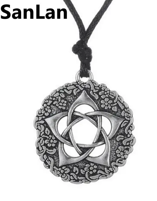 Веревочная подвеска в языческом стиле ювелирное изделие из цинкового сплава