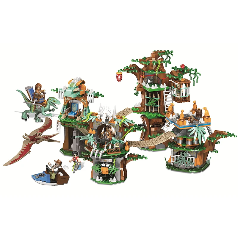 Динозавры игрушки T-Rex совместимые с LegoING мир Юрского периода 2 комплекта блоки