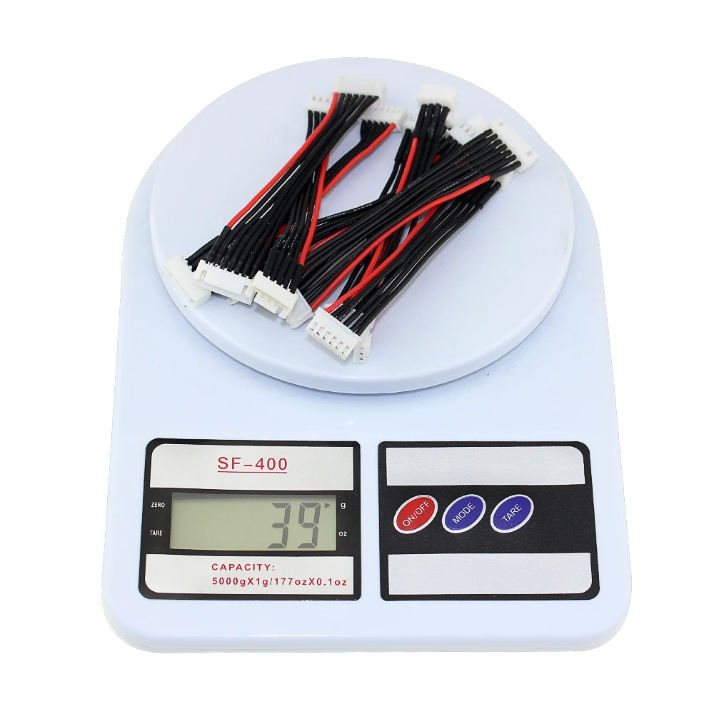 10 шт. Lipo батарея баланс зарядное устройство кабель 11 см 2S 3S 4S 5S 6S 22AWG кабель Мягкий силиконовый провод штекер для IMAX B3 B6