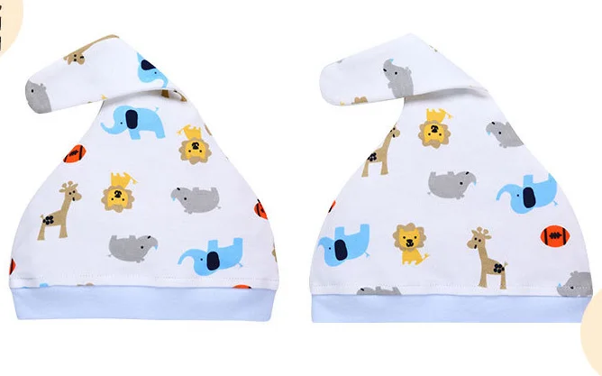 Soft Infant Baby Knotted Head Cap Prints Hats Suitable For 0-12 Month Cotton Breathable Hat | Детская одежда и обувь