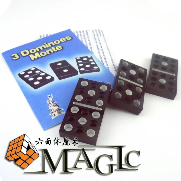 

3 Dominoes Monte - close-up magic trick product - free shipping