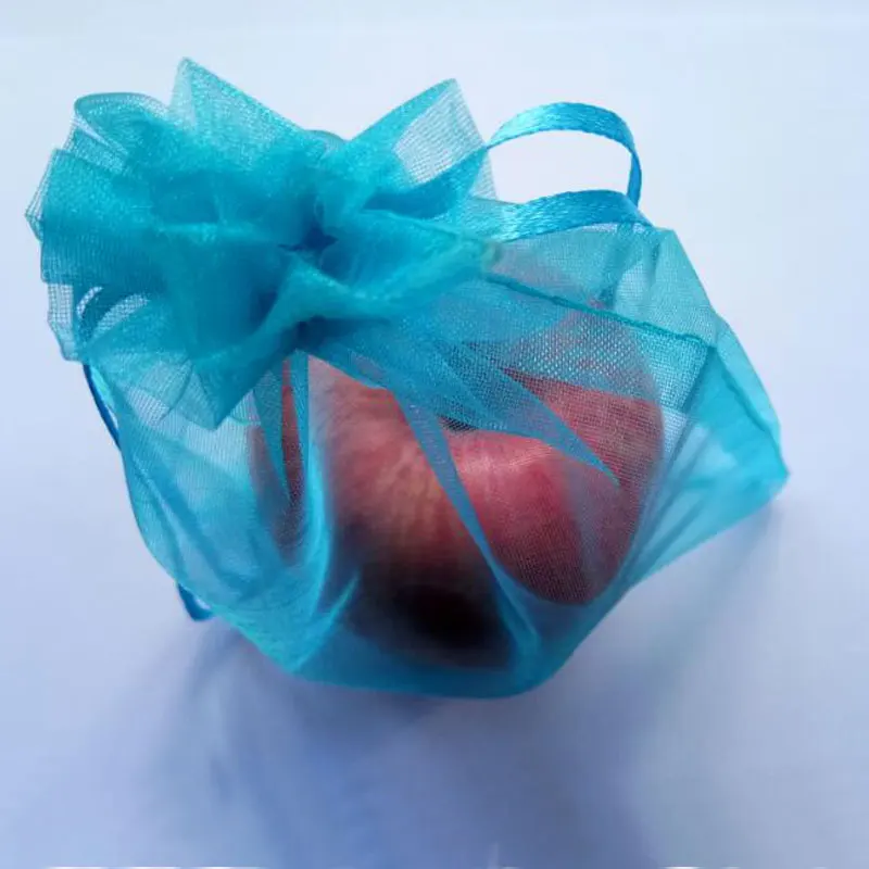 Wholesale10pcs холст цвета органзы сумка мешок со шнурком для свадьбы праздничный