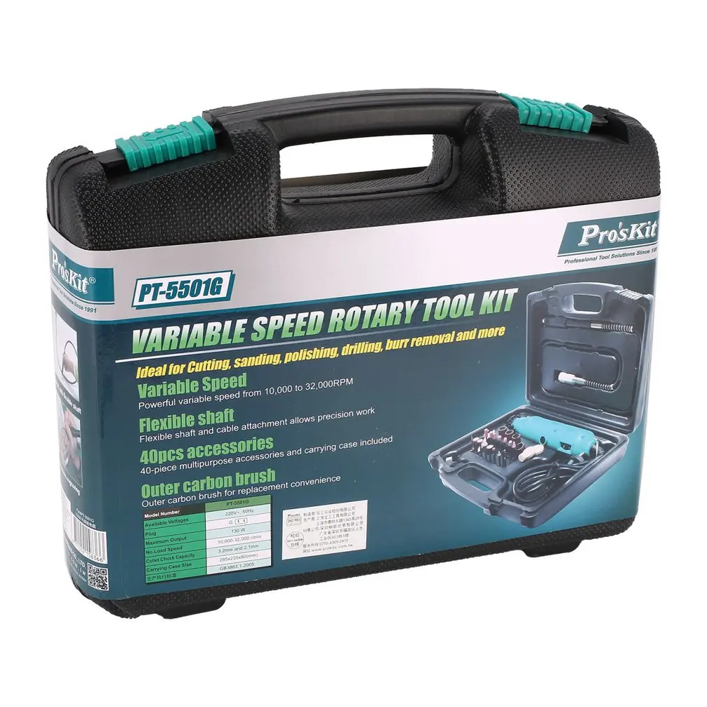 Pro'skit PT-5501G шлифовальный станок гравировка ручка электрическая дрель