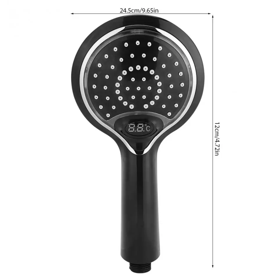 Лейка для душа светодиодсветодиодный с датчиком температуры 3 цвета|led shower head|shower