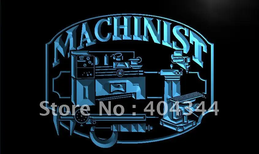 

LK412- Machinist Repairs Gift NEW LED Neon Light Sign