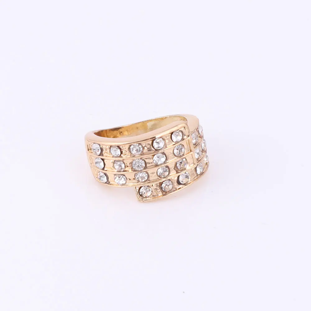 Кристалл золотой цвет ожерелье серьги браслет кольцо красота африканские