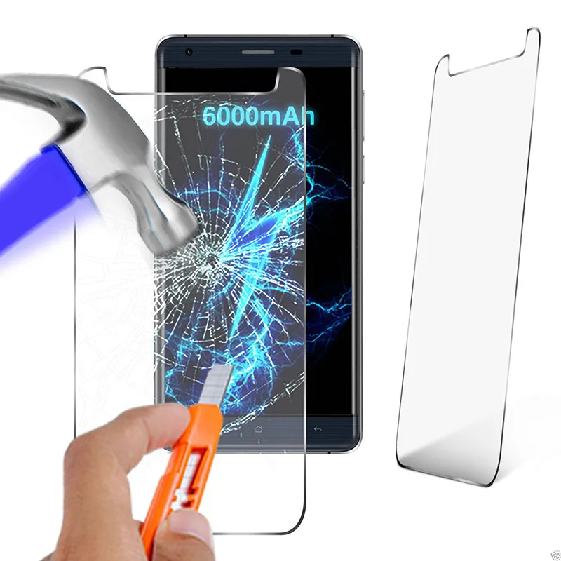 2 шт. закаленное стекло Для Doogee X 90 X90L 9 H противоударный чехол для смартфона ЖК