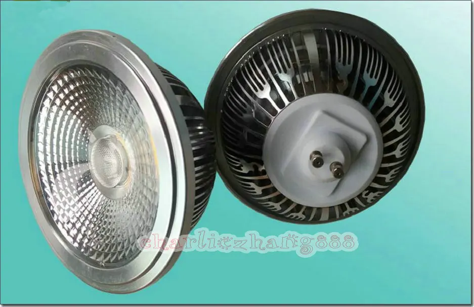 Светодиодный точечный светильник AR111 с регулируемой яркостью 12 Вт 15 GU10/E27/G53