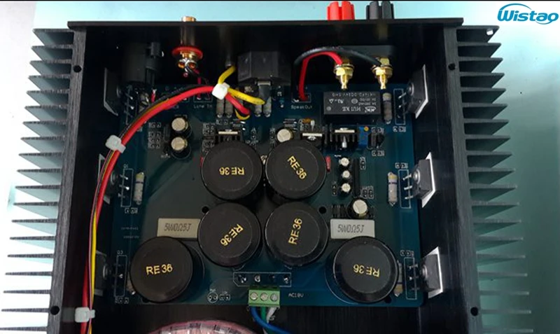1 шт. IWISTAO HIFI усилитель 30 Вт Mono ClassA FET Одноцветный PassA30 весь алюминиевый корпус upc1237