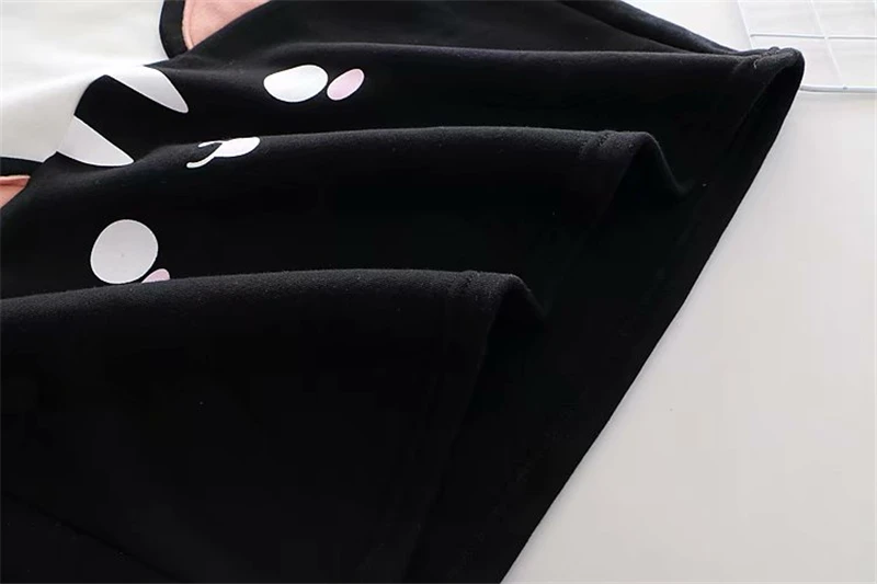Harajuku kawaii Женская милая кошка, поедать вышивка в виде рыбы с длинным рукавом кашемировый пуловер толстовки хлопок с капюшоном свободные толстовки женские