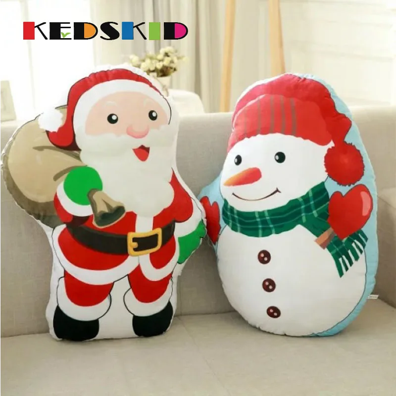 Плюшевая игрушка мягкая кукла ЧУЛОК СНЕГОВИК Снежинка Санта Клаус мультяшная