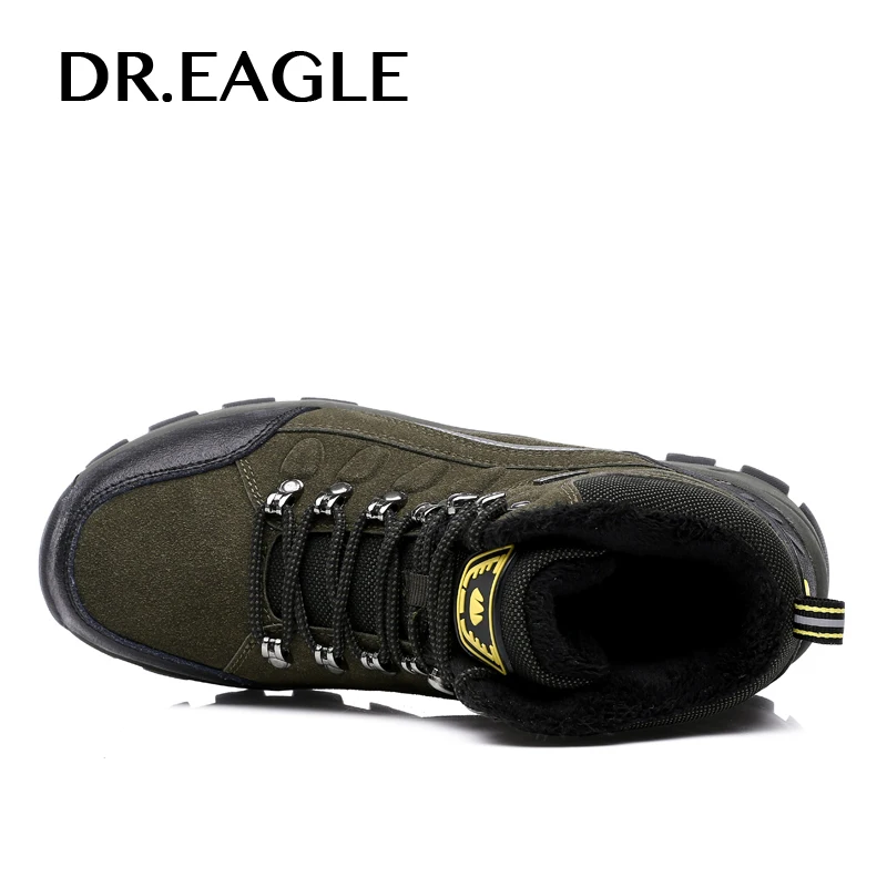DR. EAGLE/мужские кроссовки из натуральной кожи, дышащие, для пеших прогулок, горные, водонепроницаемые, теплые зимние кроссовки для мужчин, уличная спортивная обувь для мужчин, для прогулок