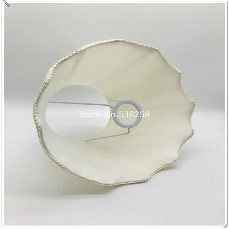 E27 бежевый абажур из кружевной ткани скандинавский для настольной лампы