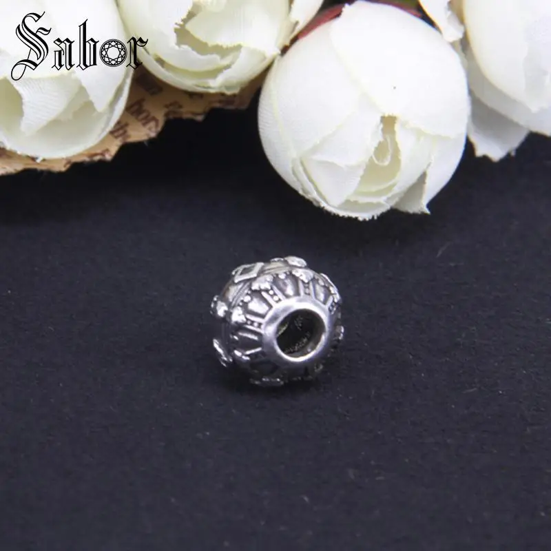 Рельефные бусины с черепом подходят к браслету ожерелье Модные ювелирные