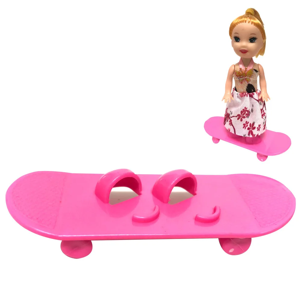 NK 1 Pcs Mini Doll Furniture Fashion Sport Scooter Funny Toys For Barbie Doll Sister For Kelly 1:12 Doll Dollhouse Accessories