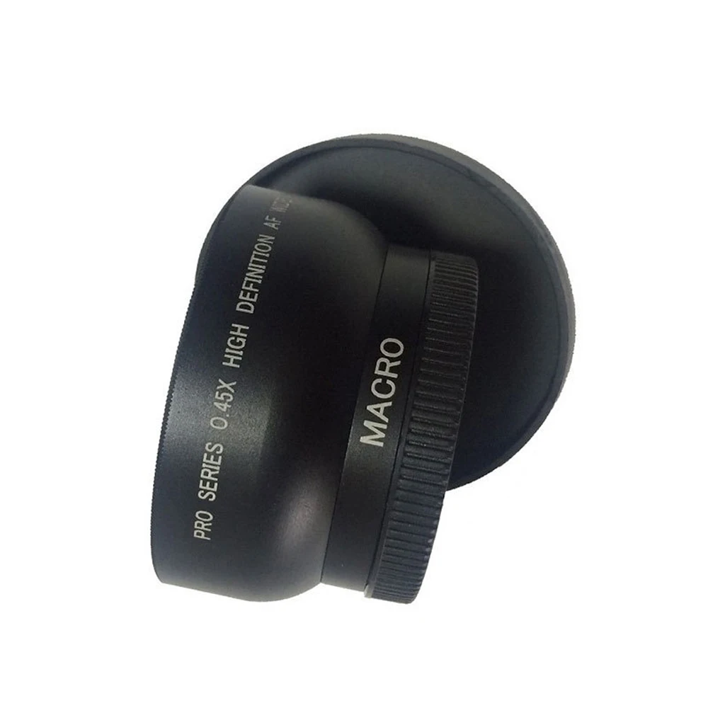 Super Quality HD 52mm 0.45x Wide Angle Lens+ Macro Lens for DSLR Camera