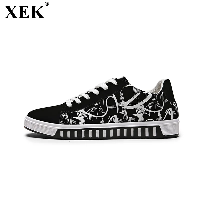 XEK 2018 Summer New Arrival Fashion Men Canvas Shoes Men's Casual Man Trend Wild Low Tide Spring Flats JH182 | Обувь