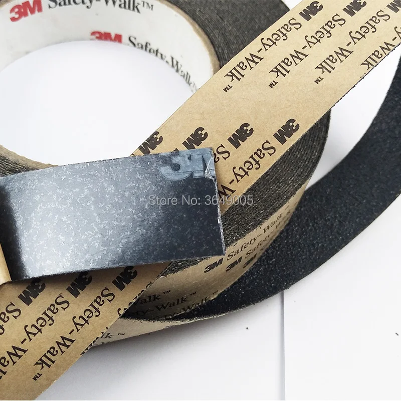 Die Cut шириной 1 инч х 18 м 3 м безопасности-прогулка на нескользящей подошве Противоскользящая Лента 610, черный