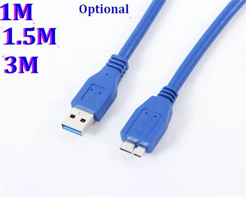 100 шт. USB 3 0 Мужской к Micro B кабель адаптер конвертер для внешний жесткий диск HDD