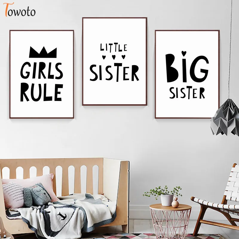 Распечатанный постер минималистское полотно скандинавский декор для детской