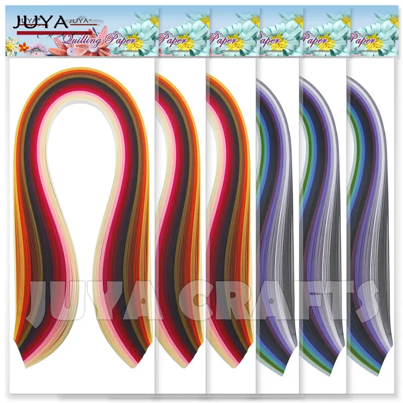 5mm 3x24 colors Juya металлизированная бумага для квиллинга 24 разноцветные комплект 2/3/5/7/10 мм ширина - Цвет: 5mm 3x24 colors
