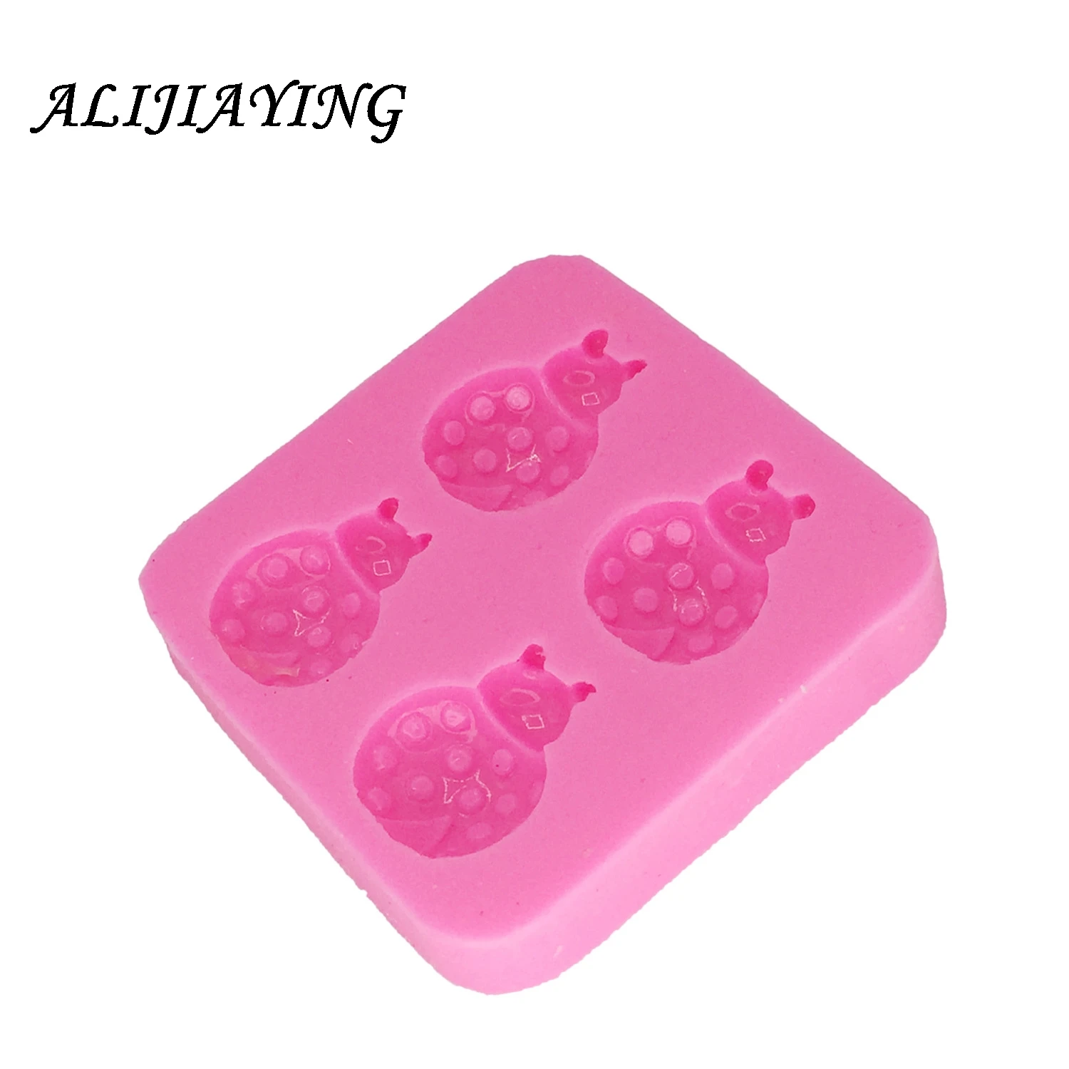 Насекомое Божья коровка сахарное ремесло силиконовая форма ветка помадка форма для украшения торта инструменты шоколадная форма Десерт инструмент DY0022