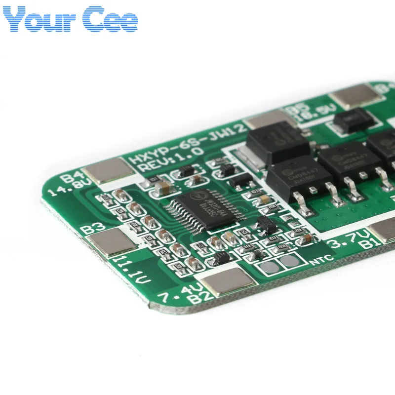 6 S 14A 22 2 V PCB BMS 18650 Защитная плата для литий ионный элемент литиевой батареи