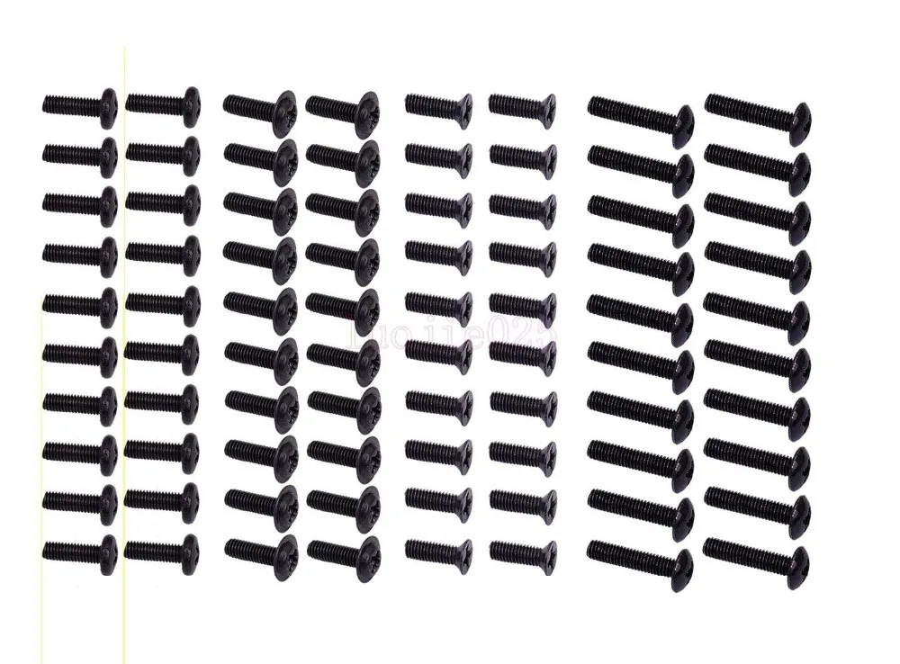 80 шт. HSP 1/10 94122 94123 94111 3 мм винты с круглой головкой плоской M3 * 8 10 16 02092 02096 02097 08024|hsp