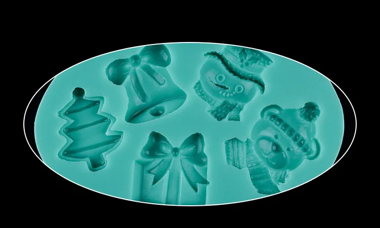 Лидер продаж Новое поступление оптовая продажа силиконовая Рождественская