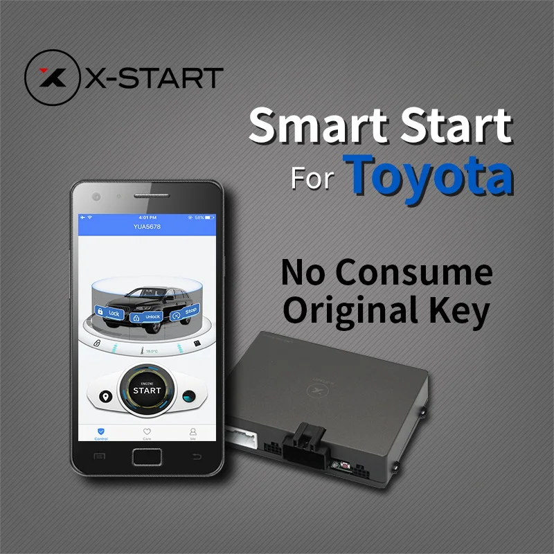 X старт gps трекер дистанционного умный для toyota rav4 Corolla Camry Highlander land cruiser prado sienna crown