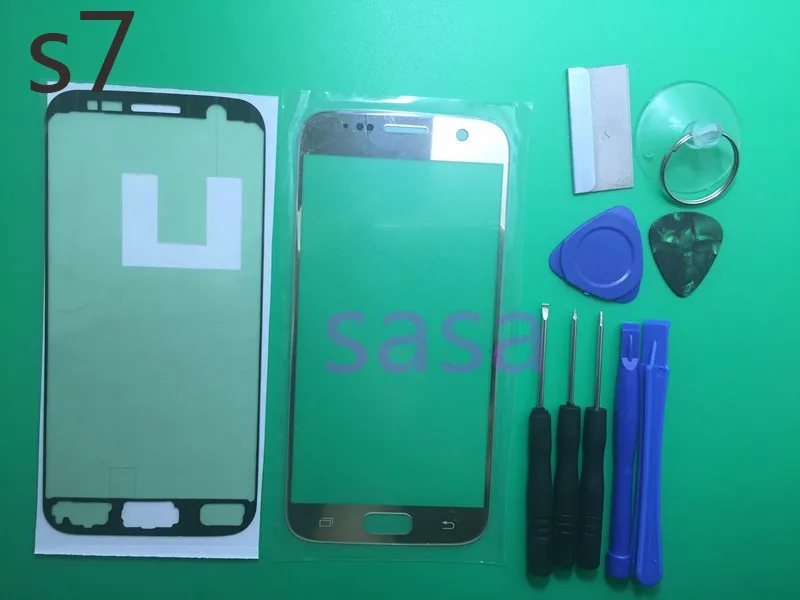 Сменный сенсорный ЖК экран для Samsung S7 переднее стекло внешний объектив Galaxy G9300 G930