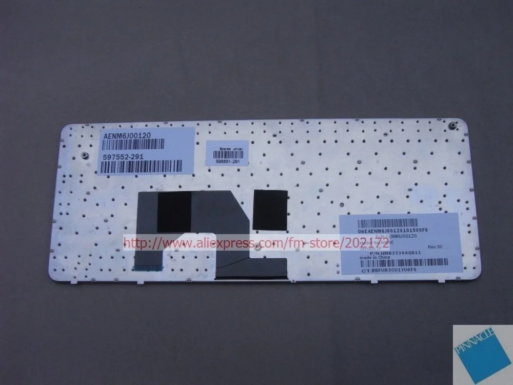 Новая японская Клавиатура для ноутбука 598851-291 597552-291AENM6J00120 HP MINI 210 series Golden |