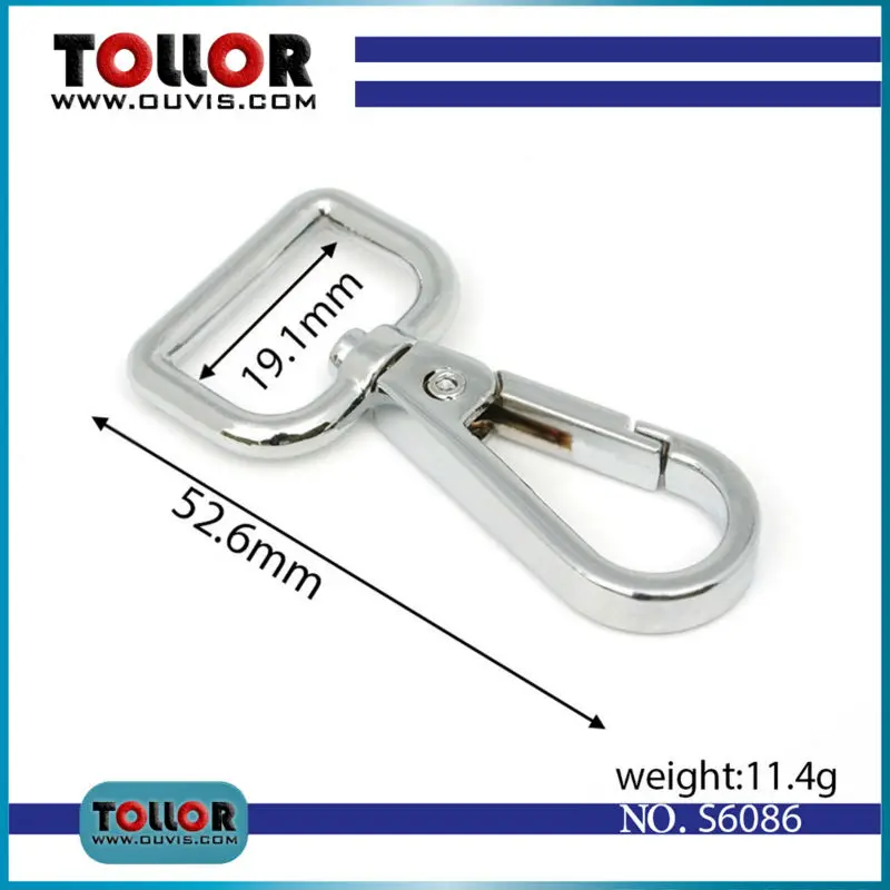 

High Quality Swivel Dog Buckle Handbag hardware Metal Clasp For bag Trigger Snap Hook Buckle Luggage DIY Accessories