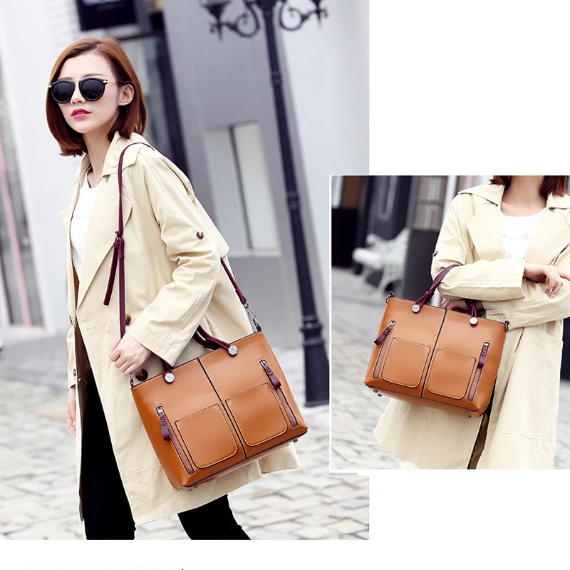 Женская кожаная сумка красная летняя 2019|Сумки с ручками| |