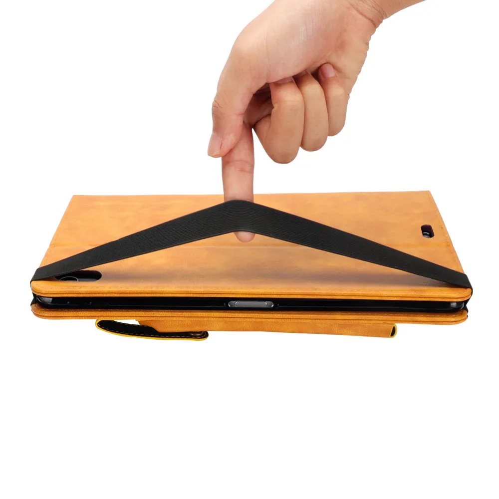 Untra-тонкий роскошный чехол из искусственной кожи для Apple iPad Pro 11 12,9 дюймов, деловой Чехол-книжка с подставкой для планшета, чехол с карандашом+ пленка