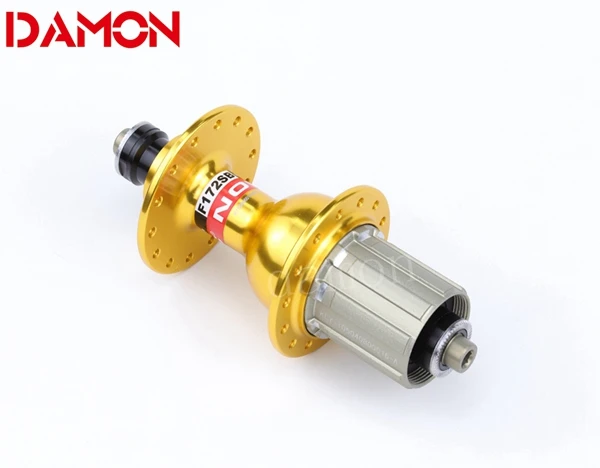 Gold Rear 28H Новатек A171SB F172SB дорожный велосипед Алюминий сплав концентраторы к переднему или заднему 8/9/10/11S 20 24 28 32 36 отверстий черный, красный цвет серебристый, золотой - Цвет: Gold Rear 28H
