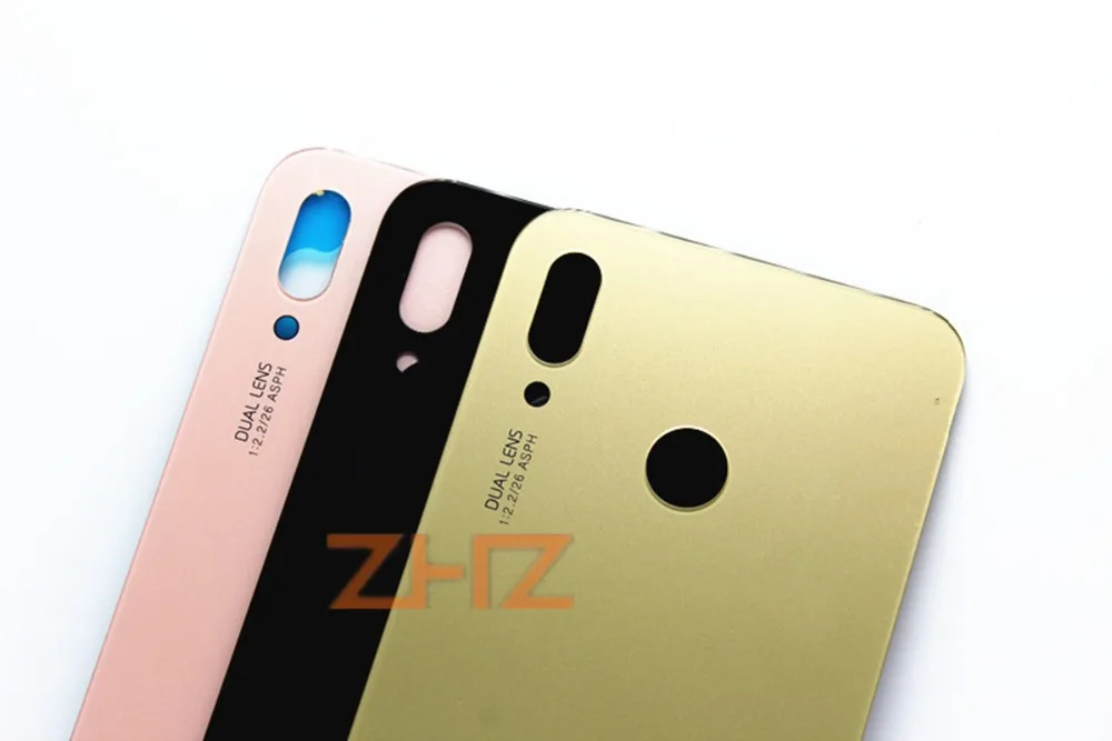 Задняя Крышка аккумуляторной батареи для huawei Nova 3E/Для Huawei P20 Lite стеклянный корпус