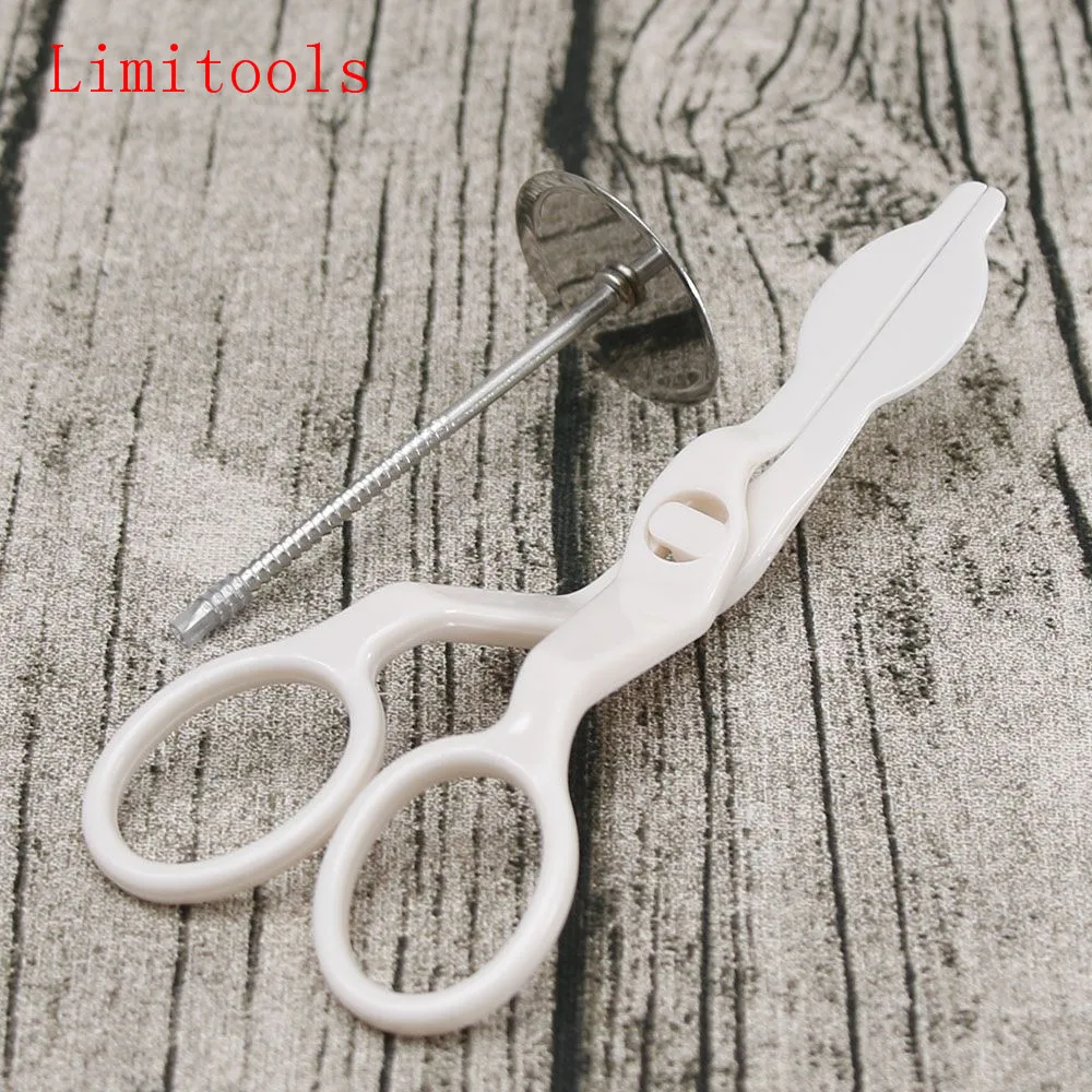 Комплект из 2 предметов торта декорирования ногтей Нержавеющая сталь торт игла