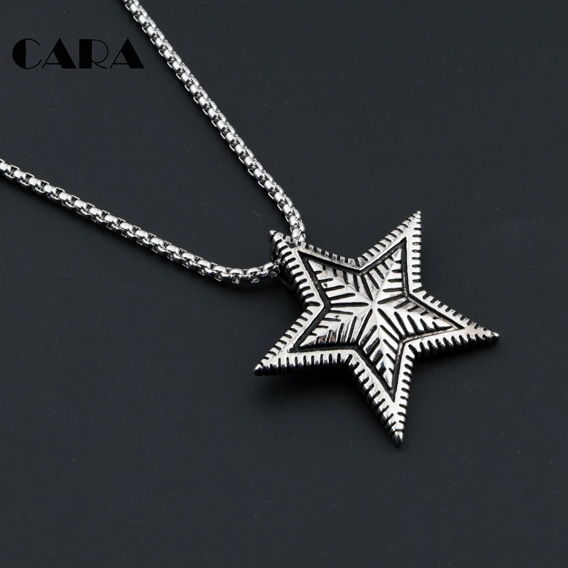 Новое поступление 2019 мужское винтажное модное ожерелье в стиле панк 5 точек