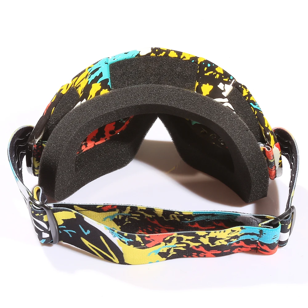 Jiepolly Graffiti Cycling Bicycle Bike Racing Goggles Dustproof Motocross Outdoor Google Motorcycle Eyewear Skiing Sunglasses | Спорт и
