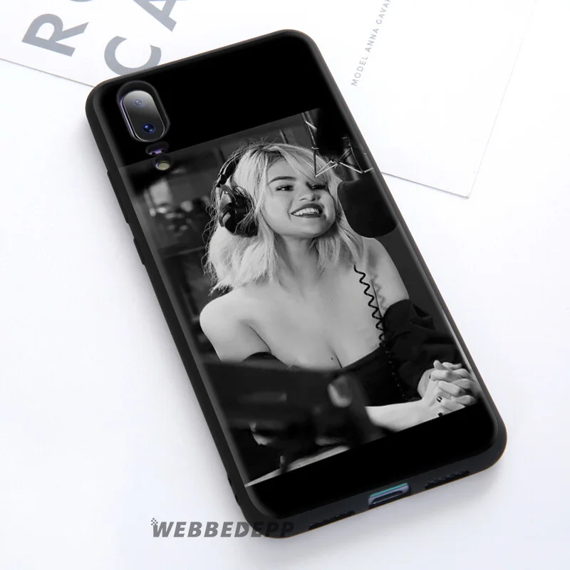 Мягкий чехол WEBBEDEPP Selena Gomez Singer для Huawei P30 P20 Pro P10 P9 Lite 2017 P Smart 2019 и Nova 3 3i Y9 |