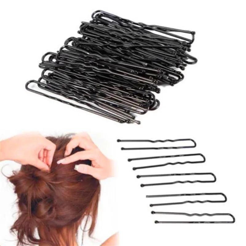 50 шт./партия женские u образные стразы заколки для волос инструмент Updo HairpinA новые