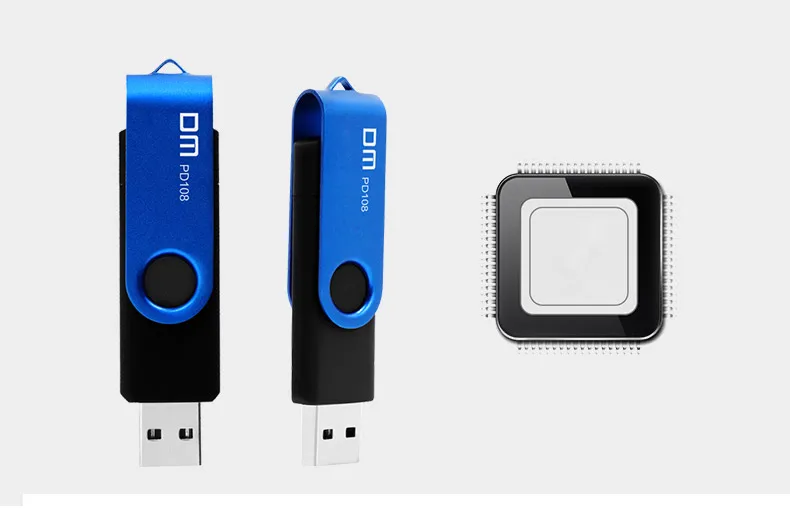 DM PD108 8 ГБ 16 ГБ 32 ГБ OTG USB2.0 с двойной разъем используется для OTG Смартфон и компьютер