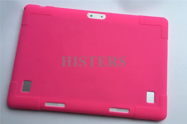 PINK HISTERS Мягкий защитный чехол для 10,1 дюймов планшета Digma CITI 1508 4G силиконовый чехол противоударный чехол с подарком - Цвет: PINK