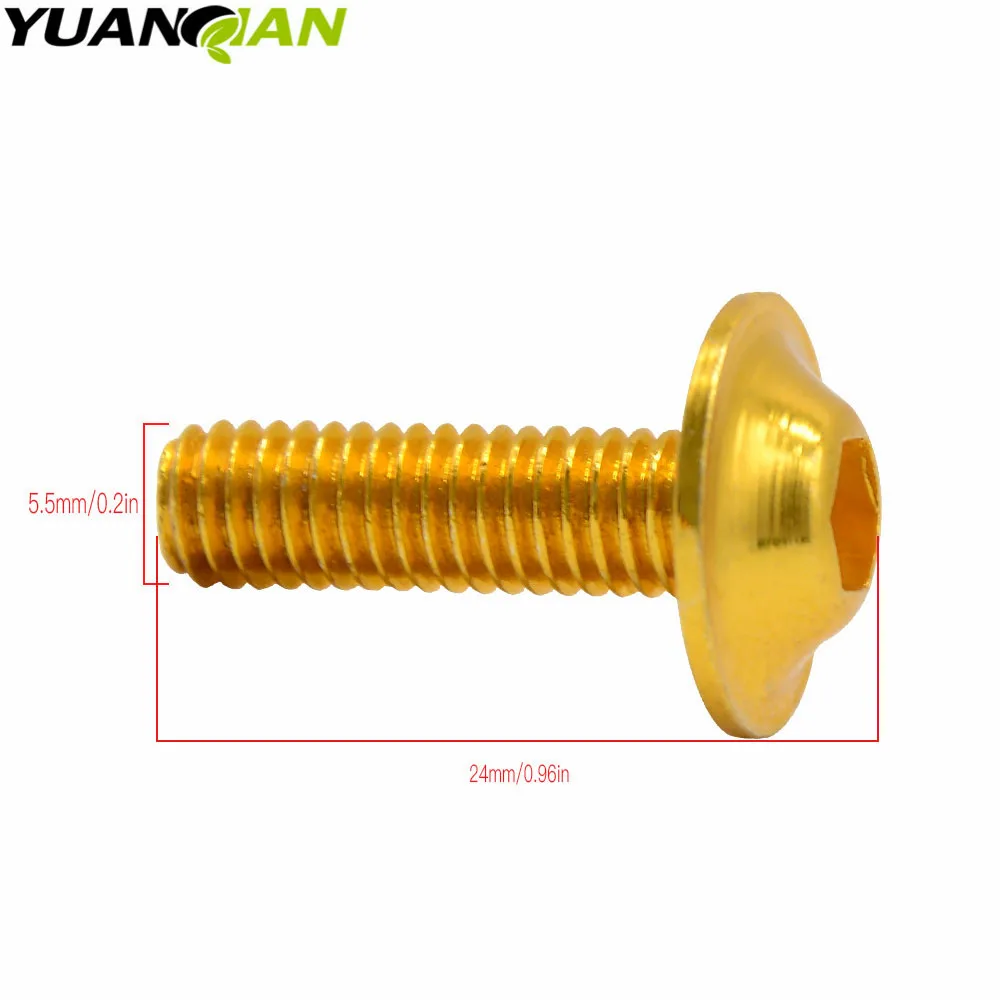 Винт обтекателя для мотоцикла на заказ Болт ветрового стекла YAMAHA HONDA SUZUKI BMW KAWASAKI