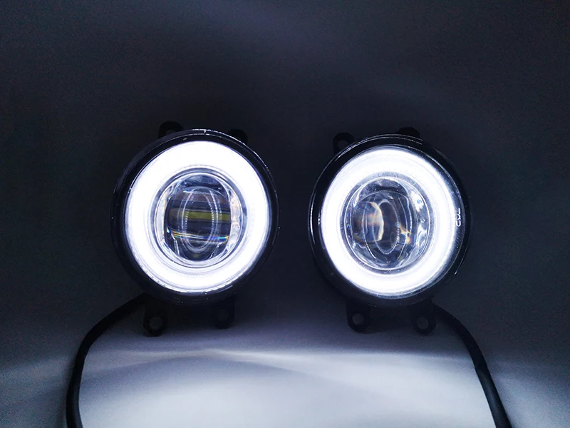 2 шт. Автомобильные светодиодные противотуманные фары ангельские глазки 12 В -