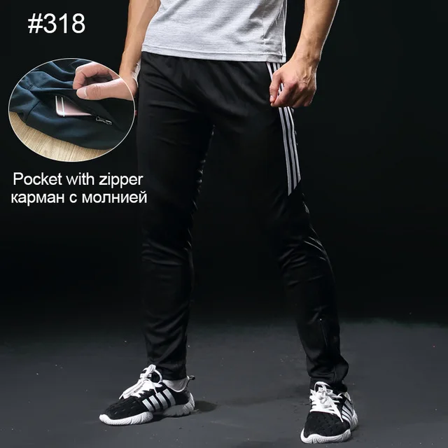 318 black white Новинка, Мужские штаны для велоспорта, многофункциональная спортивная одежда для бега, спорта, езды на горном велосипеде, длинные брюки, штаны для бега, с карманами на молнии - Цвет: 318 black white